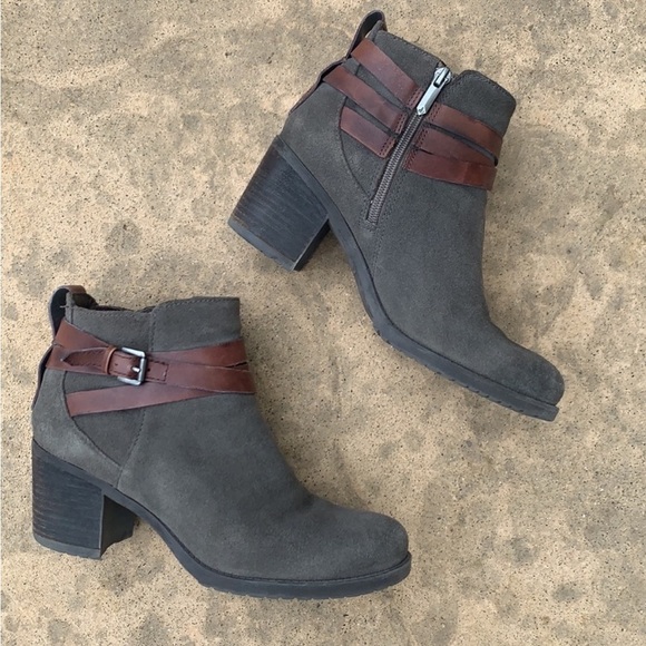 Sam Edelman Women's Hannah Brown Suede Buckle Ankle Boot Size 8 - Picture 5 of 11